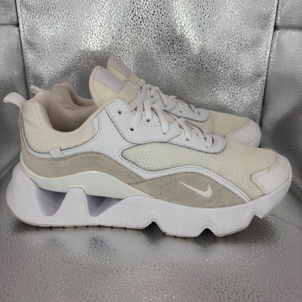 Nike RYZ 365 II Summit White Sail Suede Mesh Sneakers CU4874-100 Mens 11